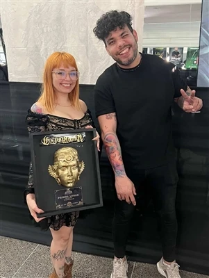 SPARK ProTeam Artist @arbi-tattoo Wins First Place in Watercolor At Peru's Ex...