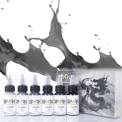 SPARK TATTOO Unveils Revolutionary Opaque Gray Organic Ink Set, Redefining Sh...