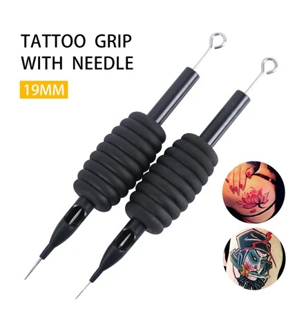 Sterilized Tattoo Tube 25mm Disposable Plastic Tattoo Grips