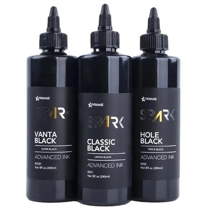 SPARK High Quality Deep Black Tattoo Ink